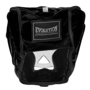 Kask bokserski MMA skórzany z kratą Evolution - gallery 8