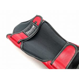 Ochraniacz na goleń z ochroną śródstopia Evolution Red - gallery 4