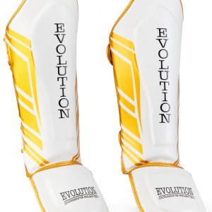 Ochraniacz na goleń ze stopą Evolution Gold - Evolution