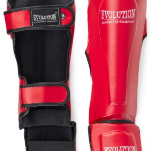 Profesjonalny nagolennik z dodatkową osłoną na stopę, renomowanej marki Evolution. Wykonany z najwyższej klasy komponentów. Zestaw zawiera 2 sztuki. Ochraniacz na goleń z ochroną śródstopia Evolution Red - Evolution
