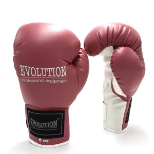 Rękawice bokserskie Evolution Basic różowe - Evolution