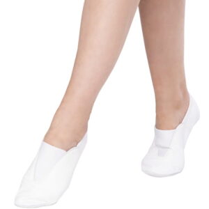 Baletki skórzane antypoślizgowe białe - Evolution