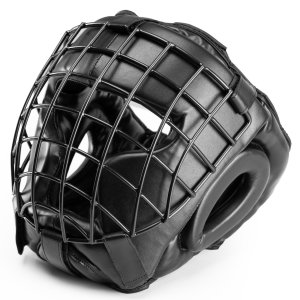 Kask bokserski treningowy z metalową kratą Evolution - Evolution