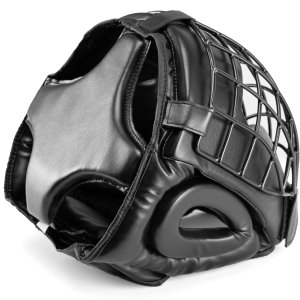 Kask bokserski treningowy z metalową kratą Evolution - Evolution