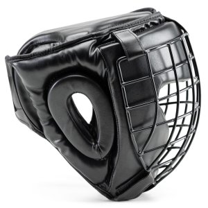 Kask bokserski treningowy z metalową kratą Evolution - Evolution