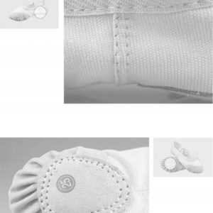 Baletki bawełniane Dance białe - Evolution