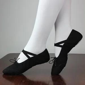 Baletki bawełniane Dance czarne - Evolution