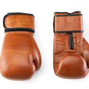 Rękawice bokserskie ze skóry naturalnej Retro Tan Evolution RB-160 - Evolution