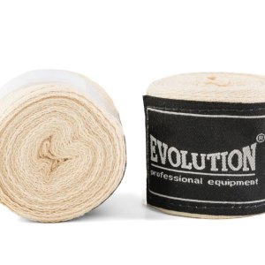 Bandaż bokserski Evolution Retro Natural 4,5 m SB-345RN - Evolution