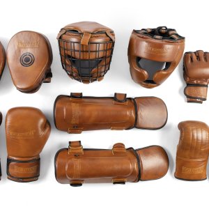 Rękawice przyrządowe ze skóry naturalnej Retro Tan Evolution RP-130 - Evolution