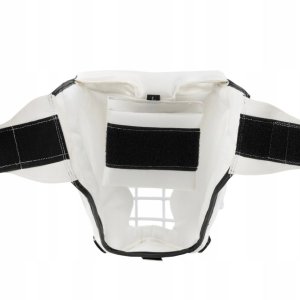 Kask bokserski MMA z kratą biały Evolution - Evolution